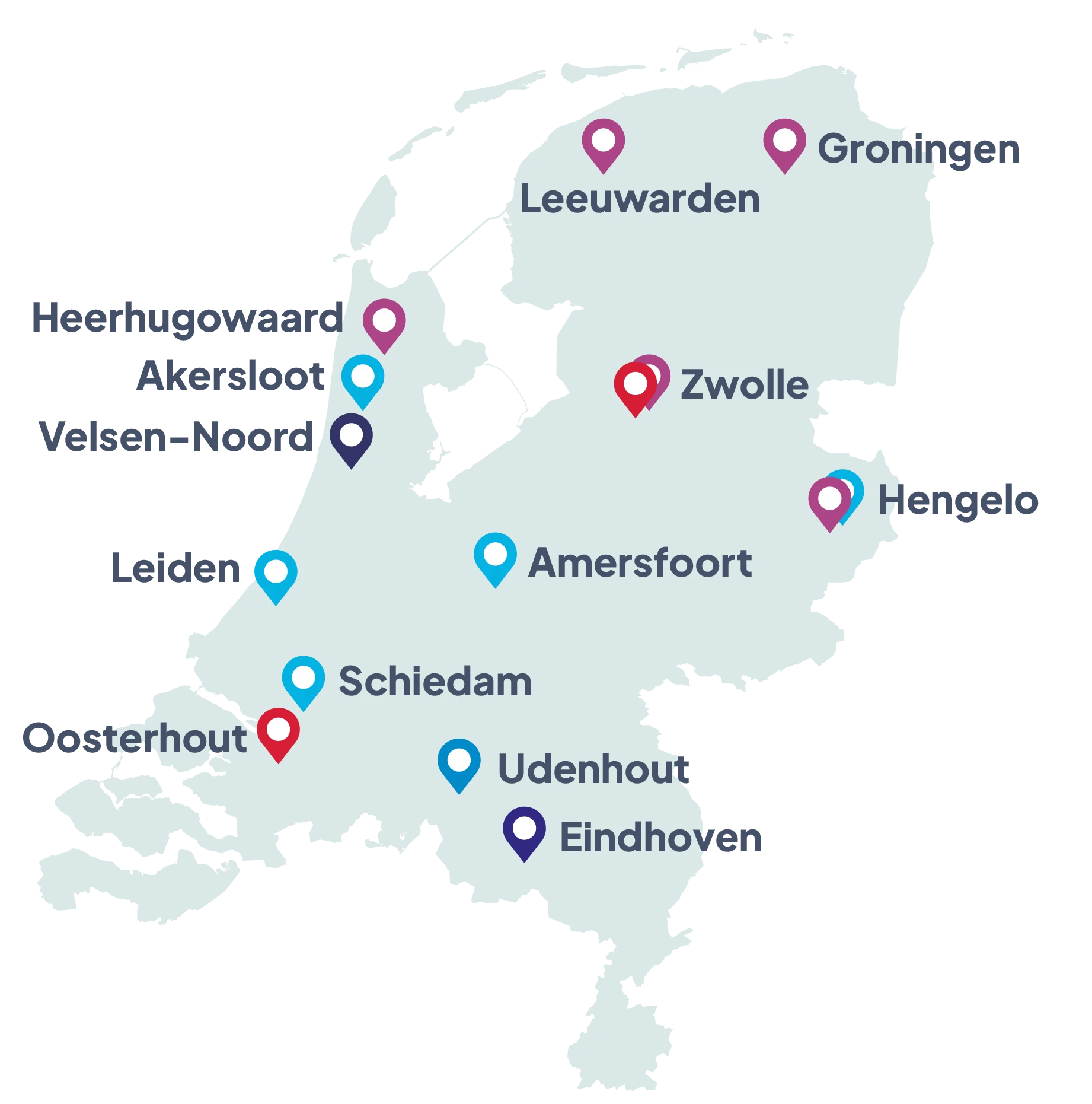 Map of the Netherlands