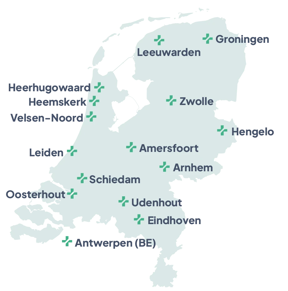 Map of the Netherlands