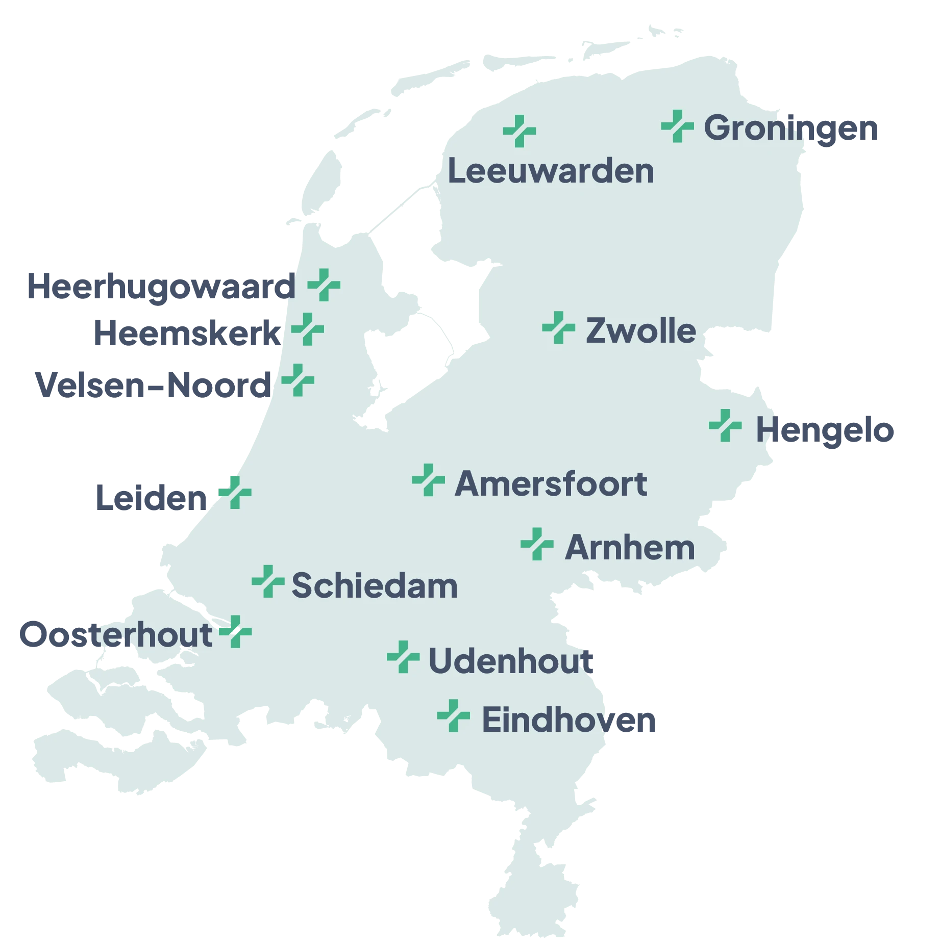 Map of the Netherlands